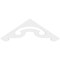 Ekena Millwork Pitch Northwest Architectural Grade PVC Gable Pediment, 36"W x 12"H x 1"P (8/12) GPP036X012X100NOR - alternate 4